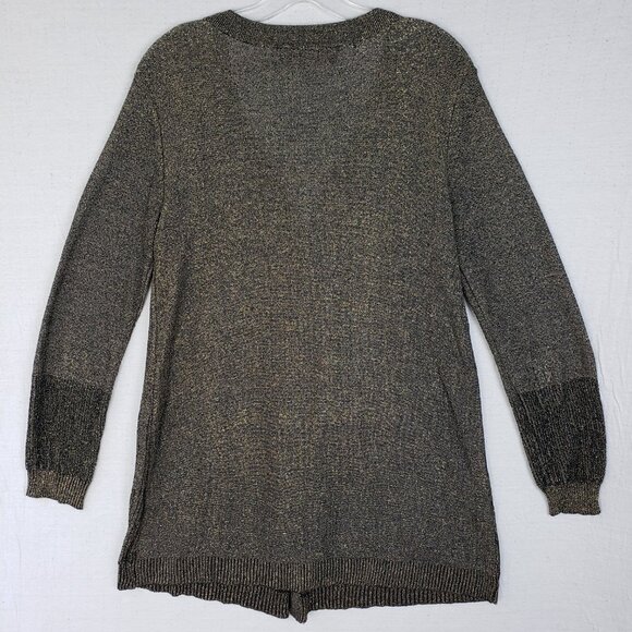 Elegantissimo Firenze Longline Cardigan Duster Metallic Knit size L Lagenlook - Picture 5 of 10